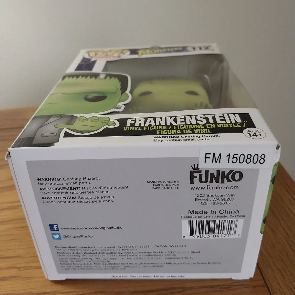 Funko Pop! Movies: Frankenstein #112 Universal Monsters - Picture 6 of 16